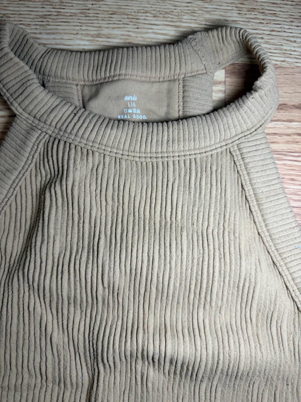 Aerie Ribbed Crop Tank Top - Picture 2 of 4